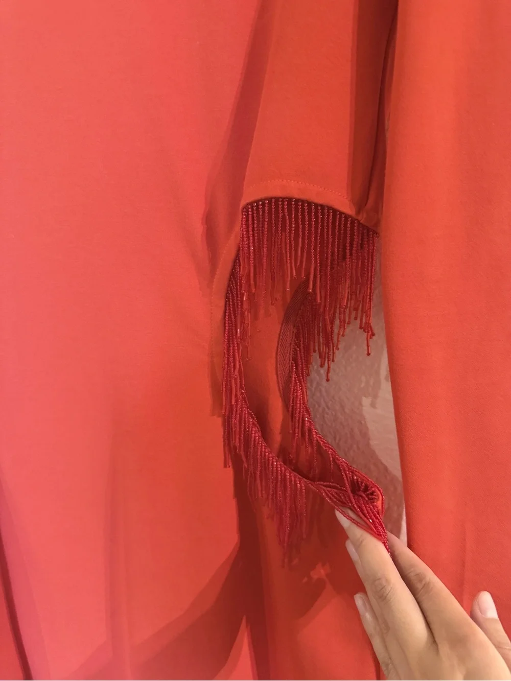 STAUD Formal Cut-Out Red Gown - Picture 12 of 16